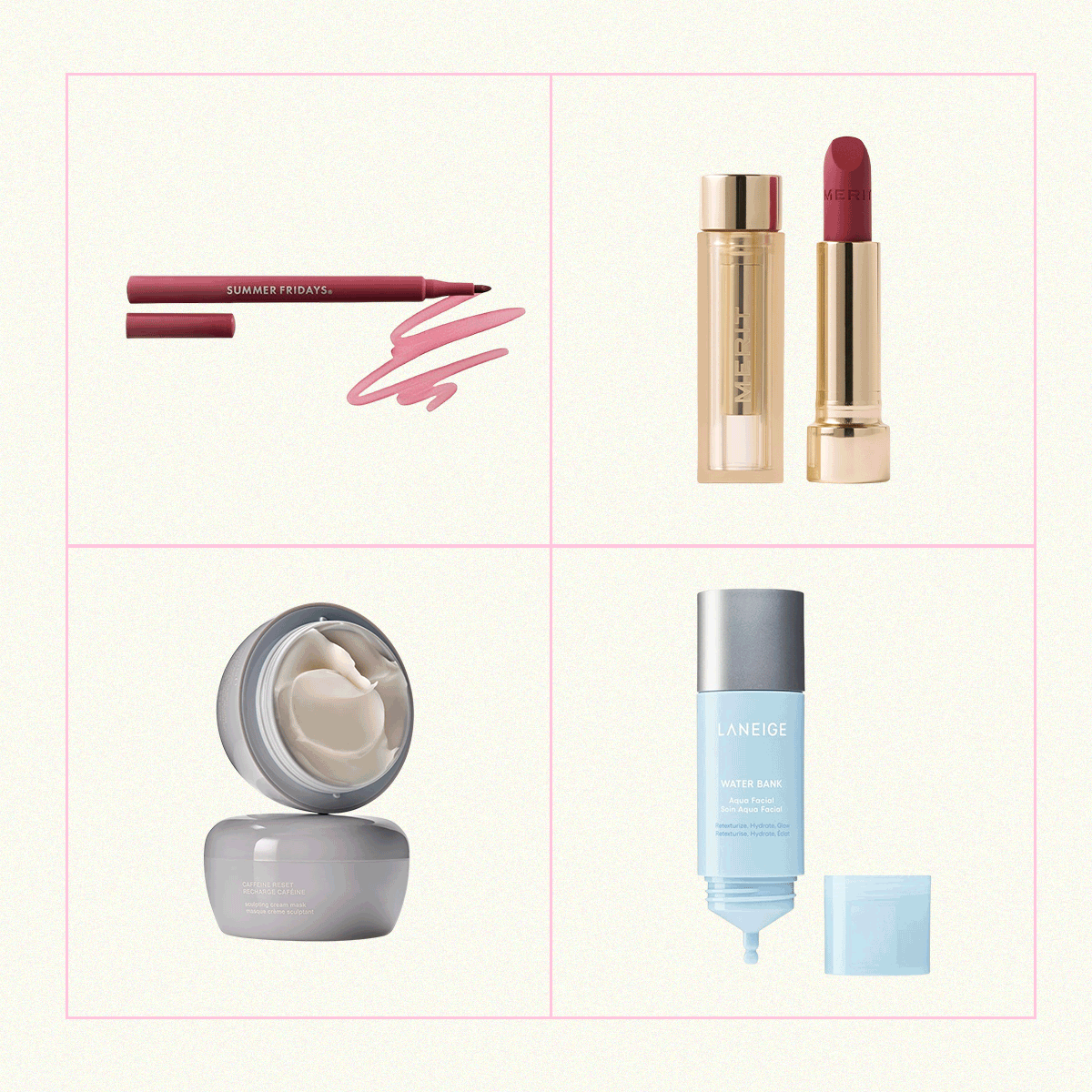 Collage of viral 2026 beauty products