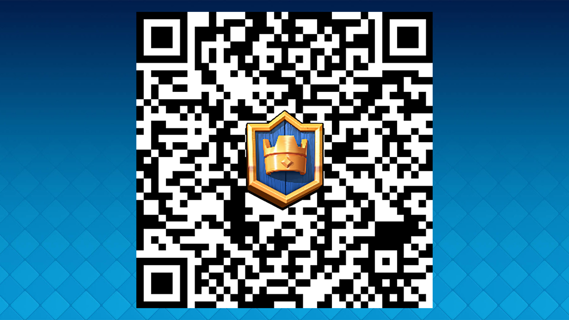Clash Royale QR code for 10th Anniversary emote