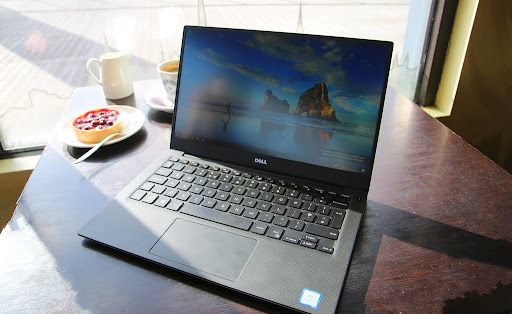 Dell Inspiron laptop on a table