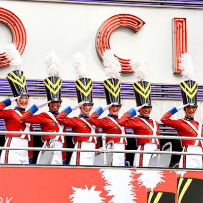 Radio City Rockettes participate in the Rockettes 100th Anniversary celebration press conference.