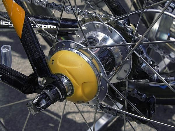 The team also had the latest PowerTap rear hubs which are now compatible with the ANT+Sport wireless protocol.