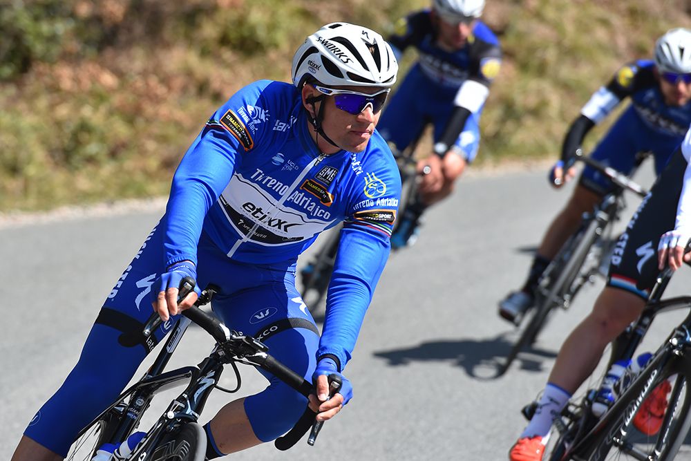 Zdenek Stybar (Etixx-Quickstep) in the leader's jersey at Tirreno-Adriatico