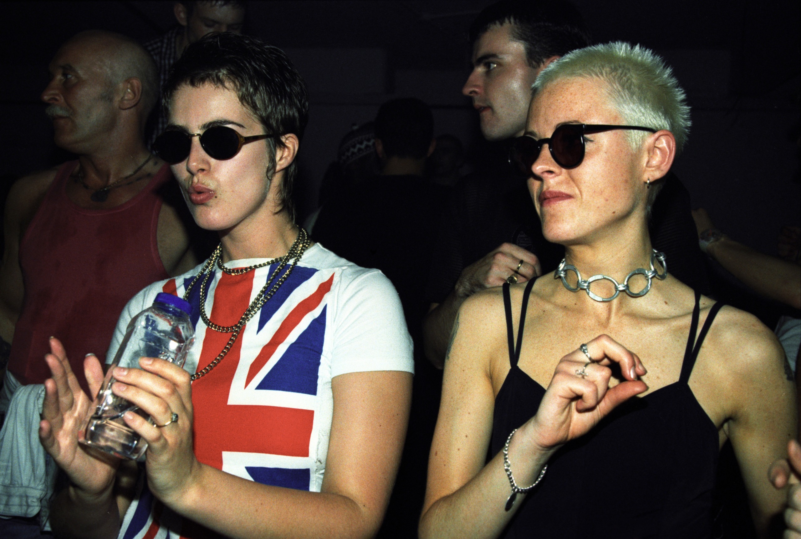 Dancers at the Hacienda nightclub in Manchester