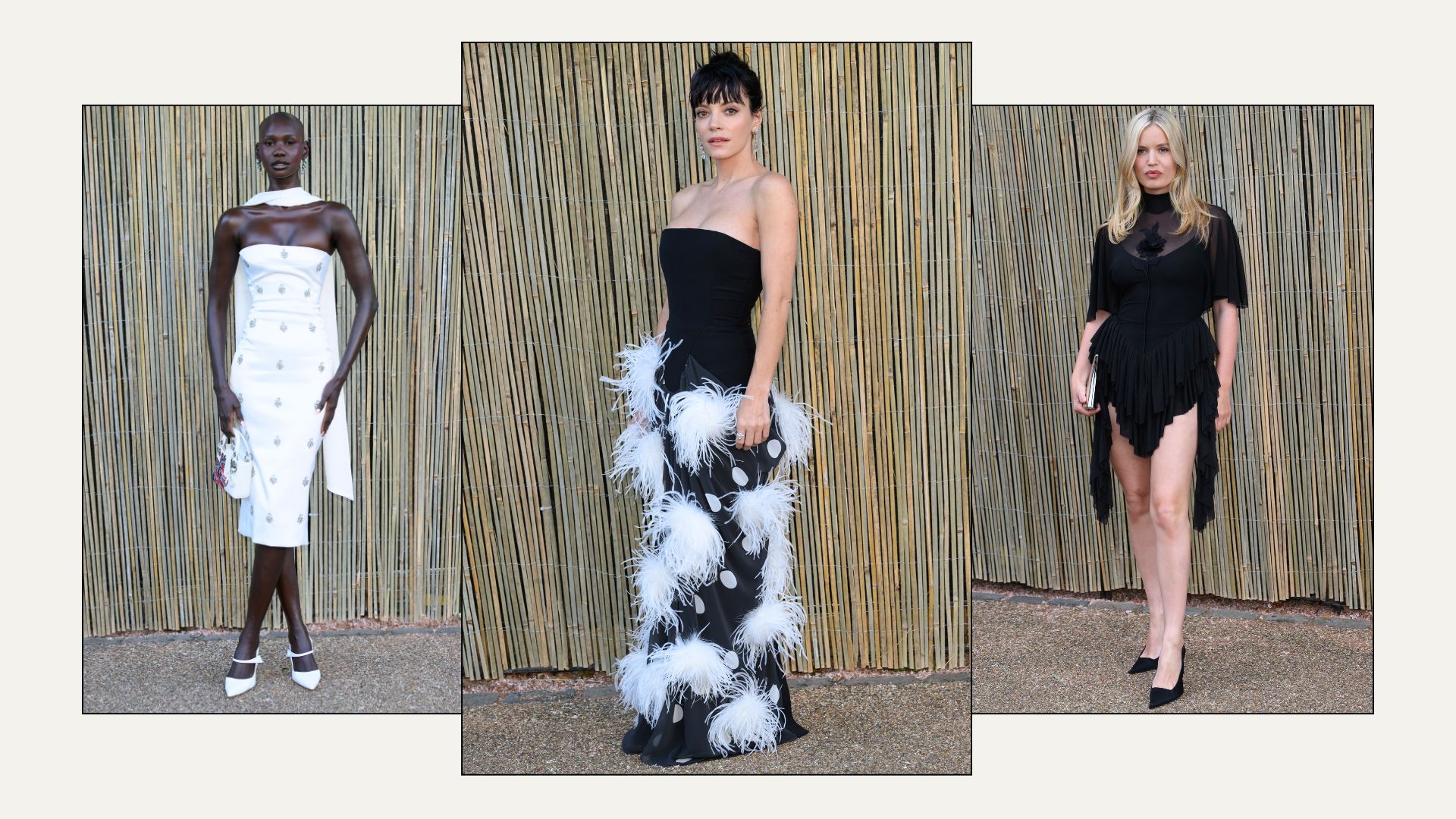 Adot Gak, Lily Allen and Georgia May Jagger attend The Serpentine Gallery Summer Party 2025 at Serpentine on June 24, 2025 in London, England. (Photo by Mike Marsland/WireImage)