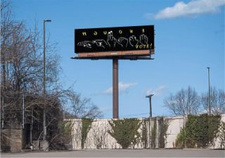 Billboard campaign from People for the American Way