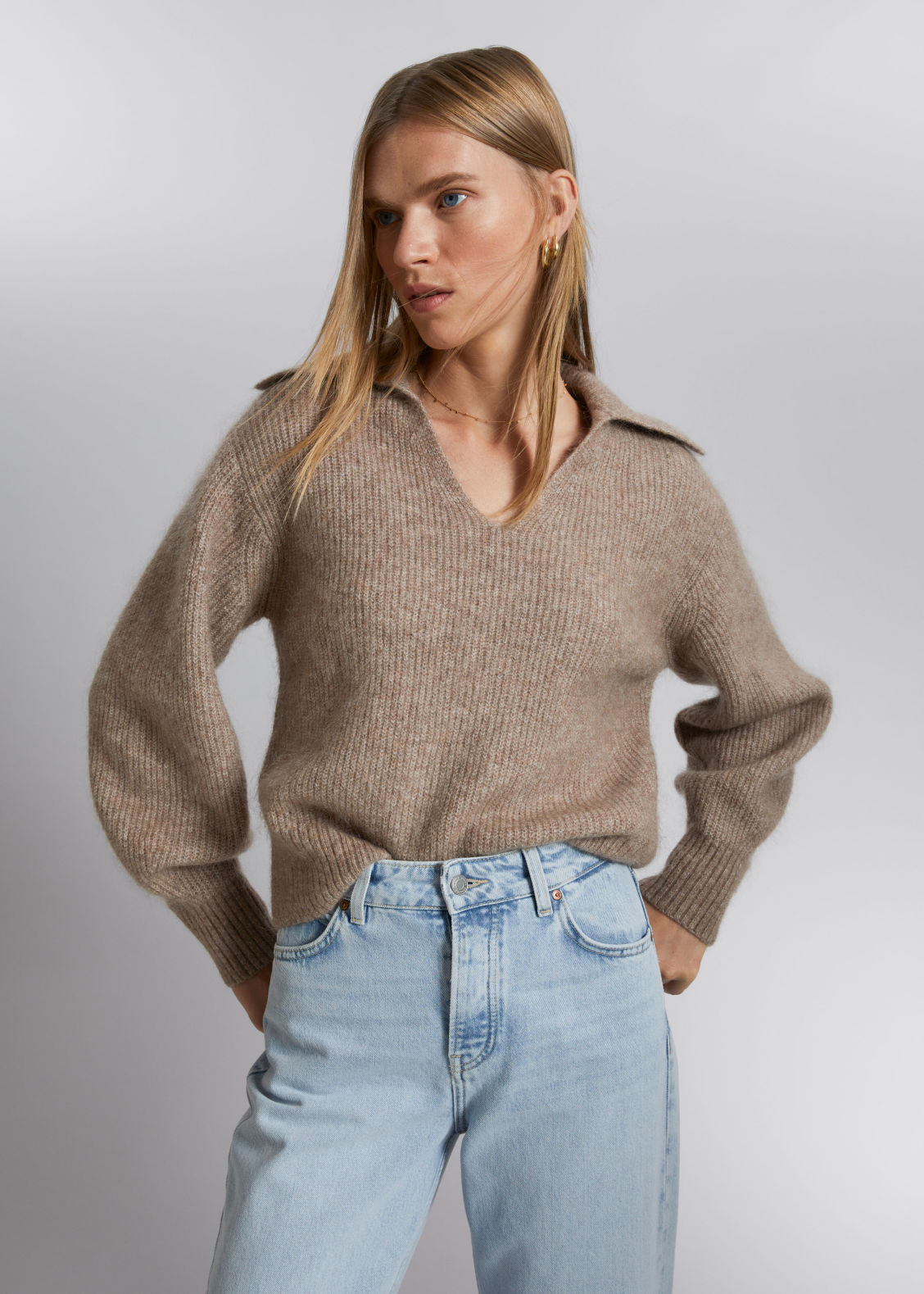 Mohair Knit Jumper