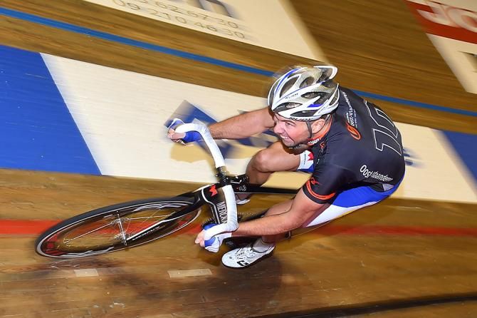 Moreno de Pauw on his way to a record-equalling ride