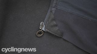 A close up of the zipper on the Assos Equipe RS Mid Layer