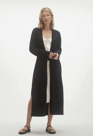 Kyla Longline Cashmere Cardigan