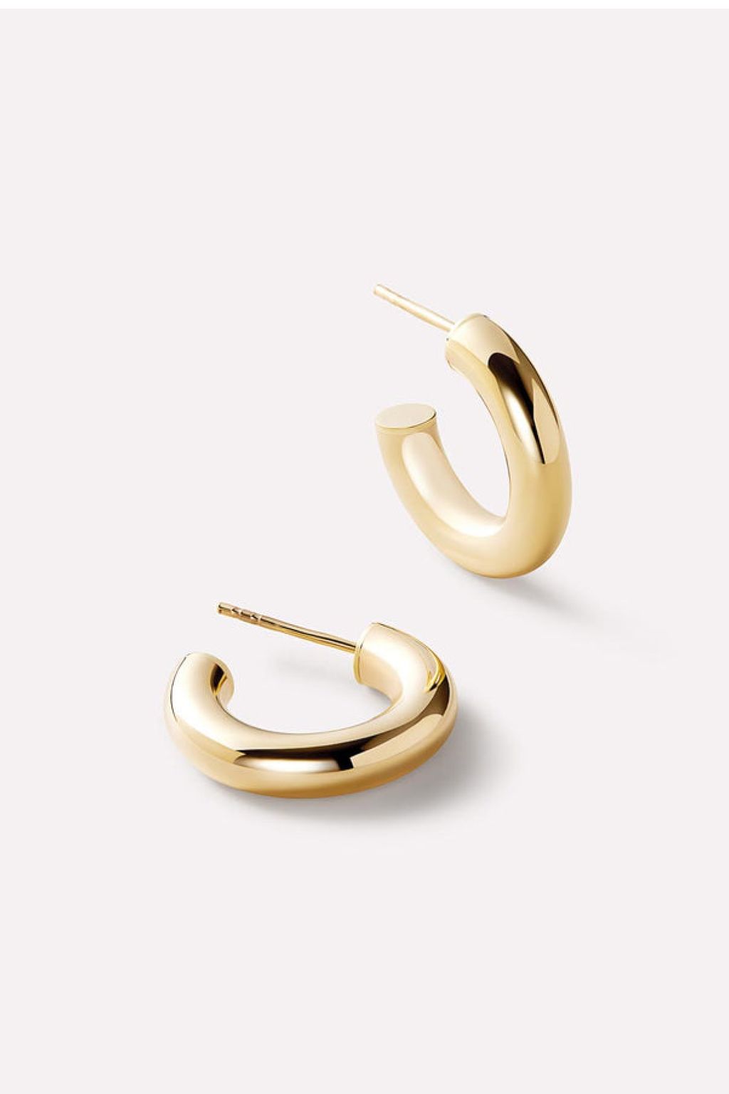 CHUNKY WAFFLE HOOP EARRINGS
