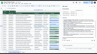 Google Gemini Sheets