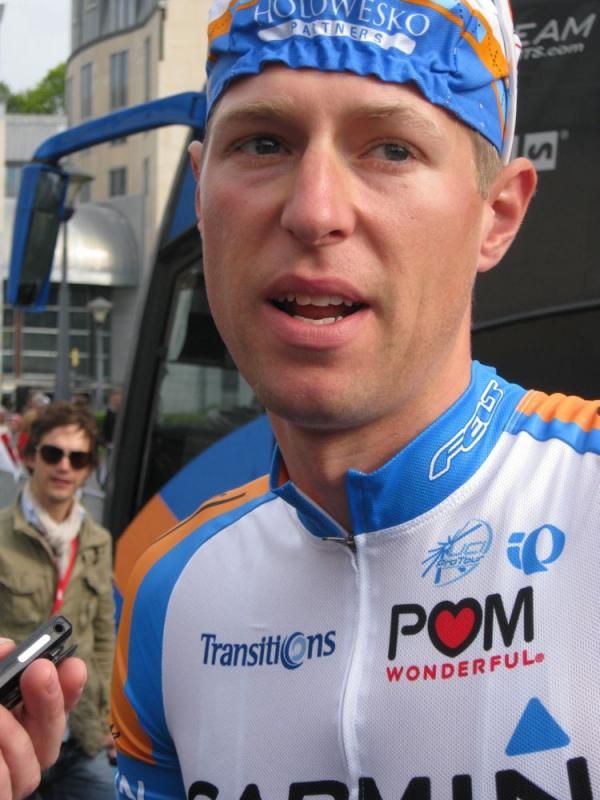 Ryder Hesjedal (Garmin-Transitions) was ready for another aggressive race