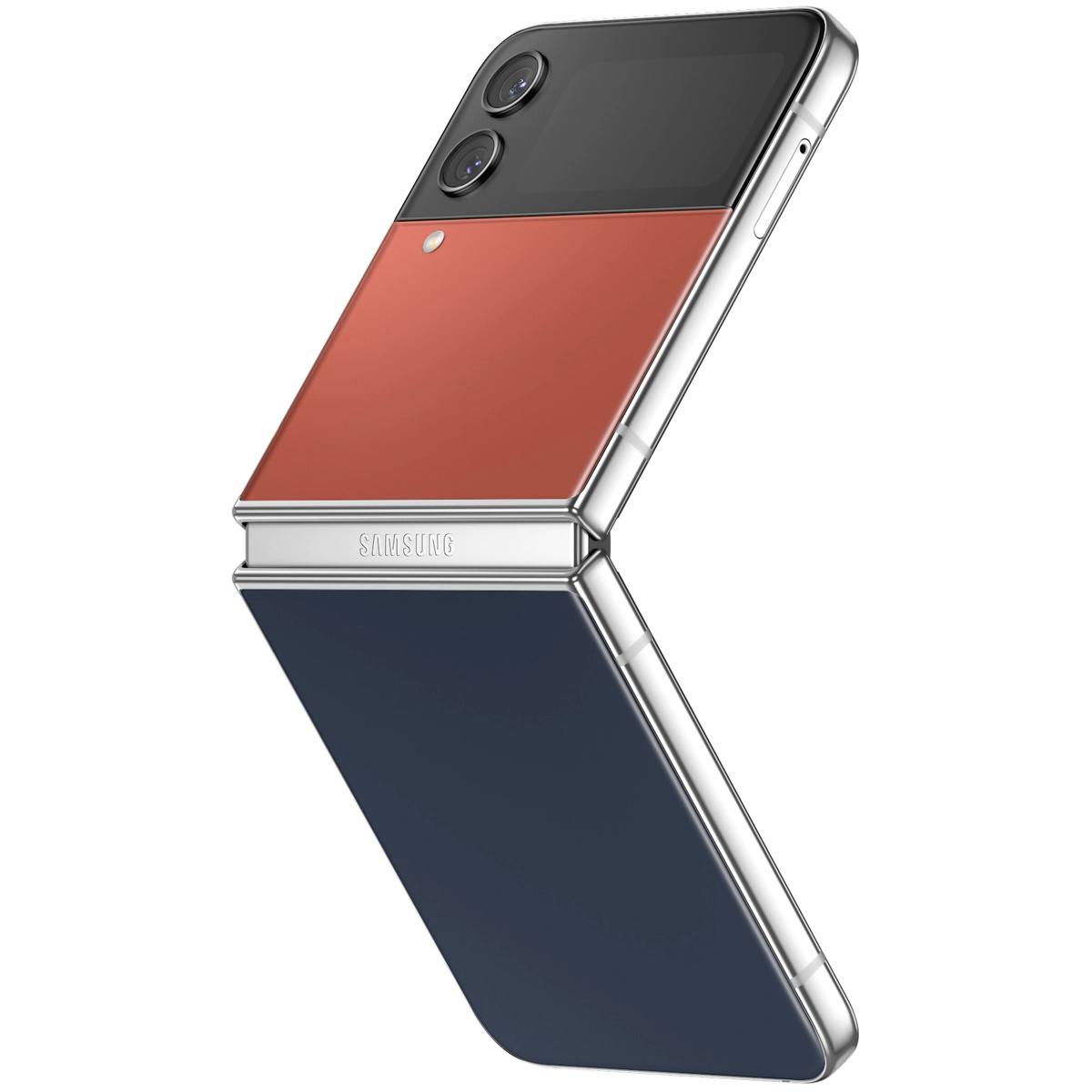 Kırmızı, Lacivert ve Gümüş renklerde Samsung Galaxy Z Flip 4