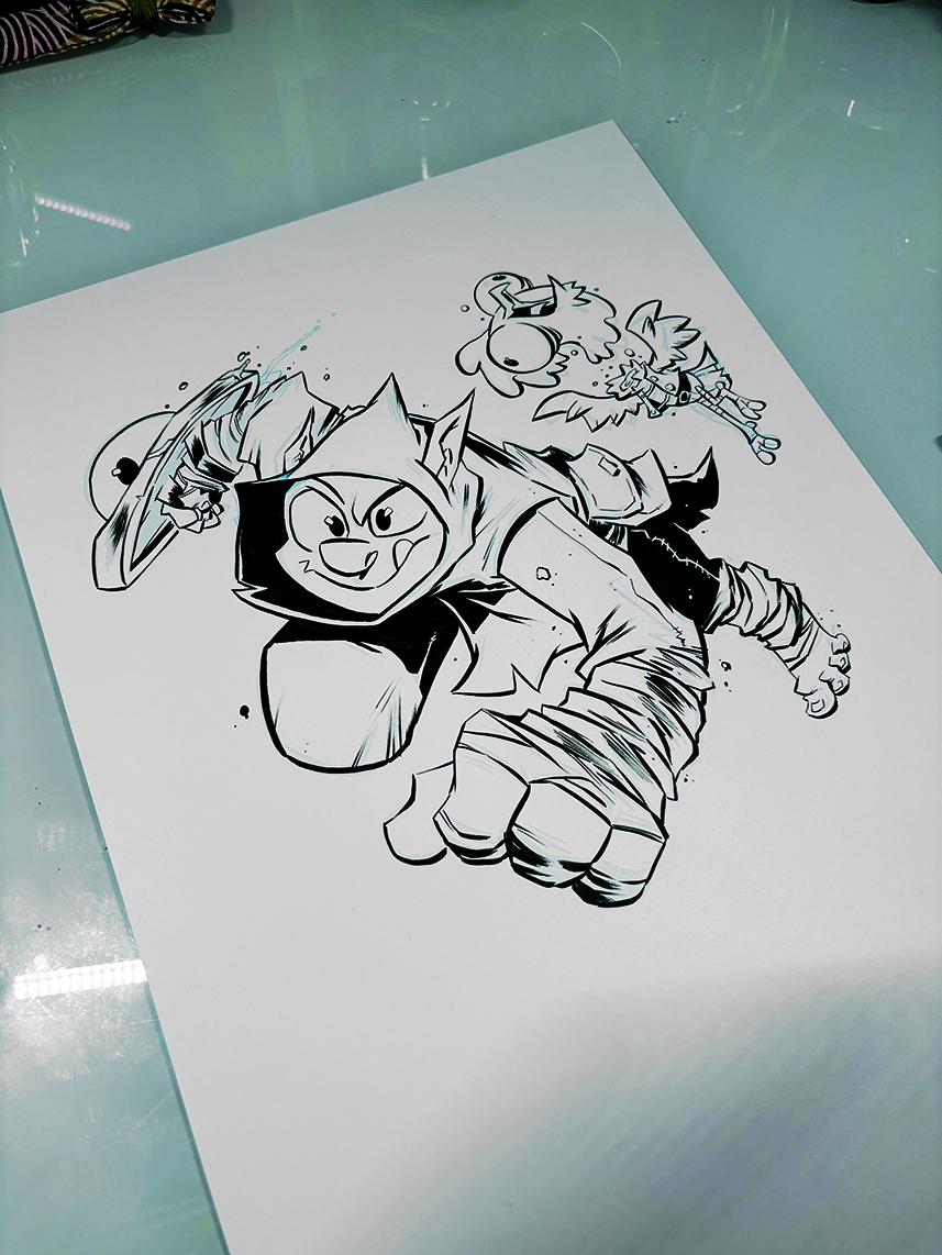 Book cover art in progress