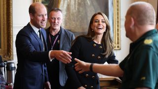 Prince William, Prince of Wales and Catherine, Princess of Wales visit the Windsor Guildhall