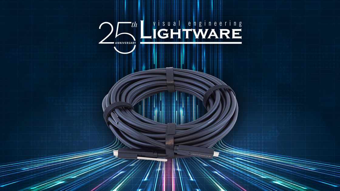 new Lightware USB-C cables. 