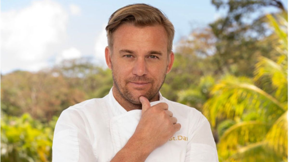 Chef Nick from Below Deck smiling at the camera