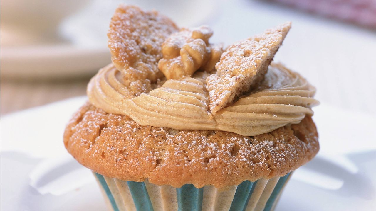 Walnut coffee butterfly cakes