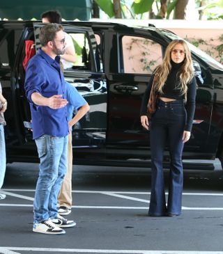 Ben Affleck and Jennifer Lopez are seen on September 14, 2024 in Los Angeles, California.