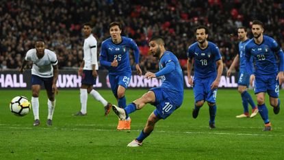 England 1 Italy 1 VAR penalty Wembley