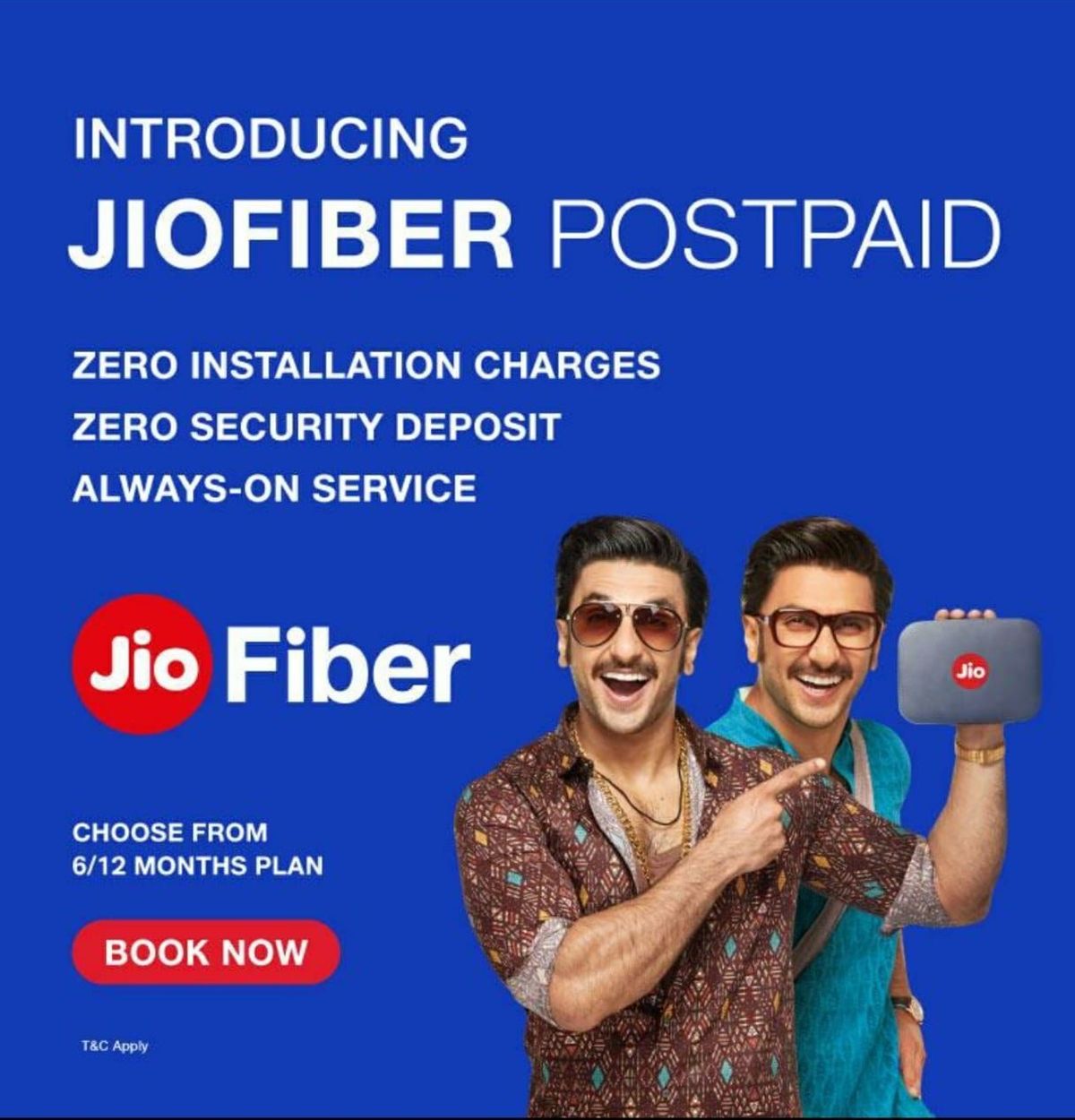Reliance introduces JioFiber postpaid with plans starting at Rs 399 per