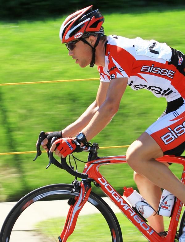 Teammate Kyle Wamsley (Bissell) brings it on too.