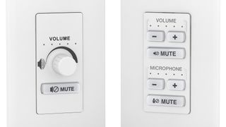 Two new panels from Extron in white. 