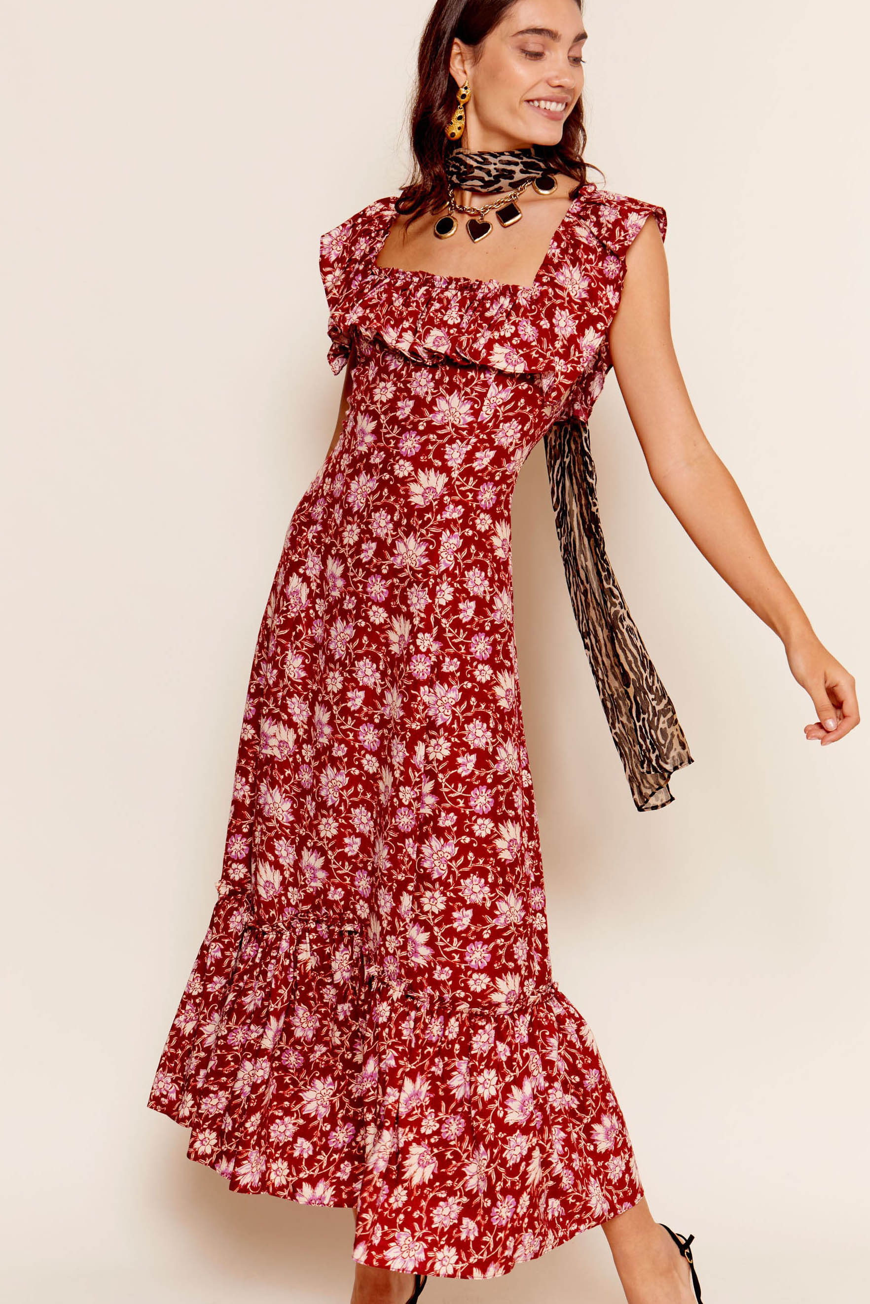 June - Jaipur Floral Red
