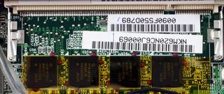 The M620NC as tested had only 256 MB of memory in its standard memory slot. Thankfully there is an expansion slot that allows for additional memory. See the next slide.