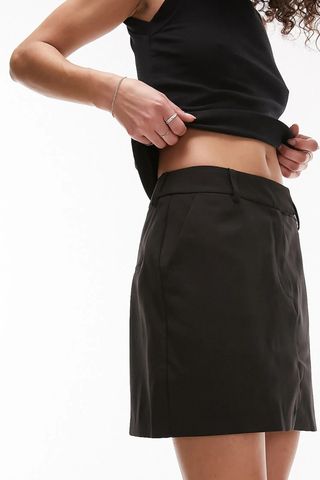 Topshop Tailored Miniskirt