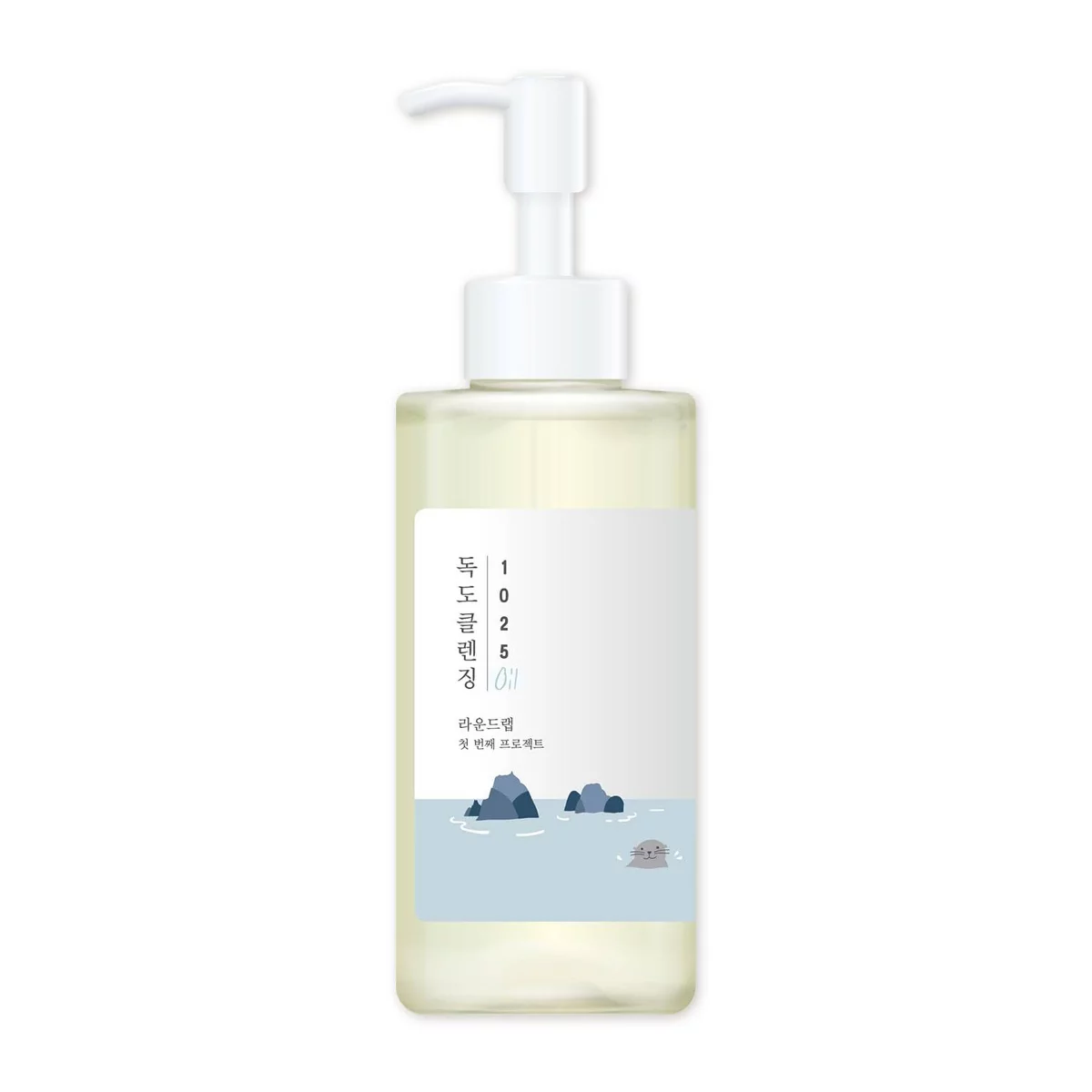 Round Lab 1025 Dokdo Cleansing Oil Korean Skincare for Deep Pore Cleansing and Removal of Impurities With Hydration - 200ml