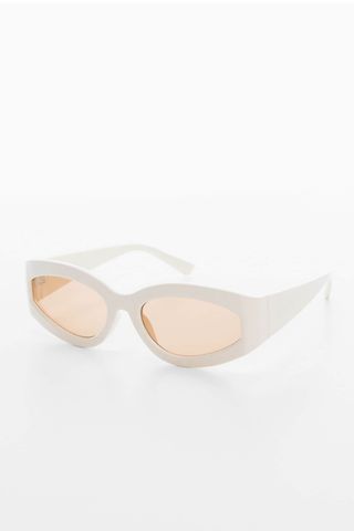 Mango Curved Frame Sunglasses