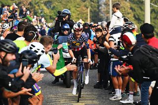 'We can't be lining up and racing for second' &ndash; Quinn Simmons reveals exactly what lay behind his doomed 238km Il Lombardia bid to beat Tadej Pogačar 