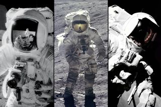Moonwalkers Alan Bean (Apollo 12), Charles Duke (Apollo 16) and Harrison Schmitt (Apollo 17) have leant their signature of approval to the Cosmosphere's Moonwalker boutique wine.