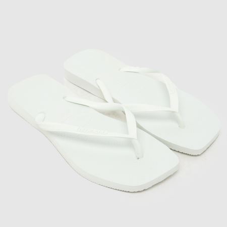 Havaianas Slim Square Flip in White