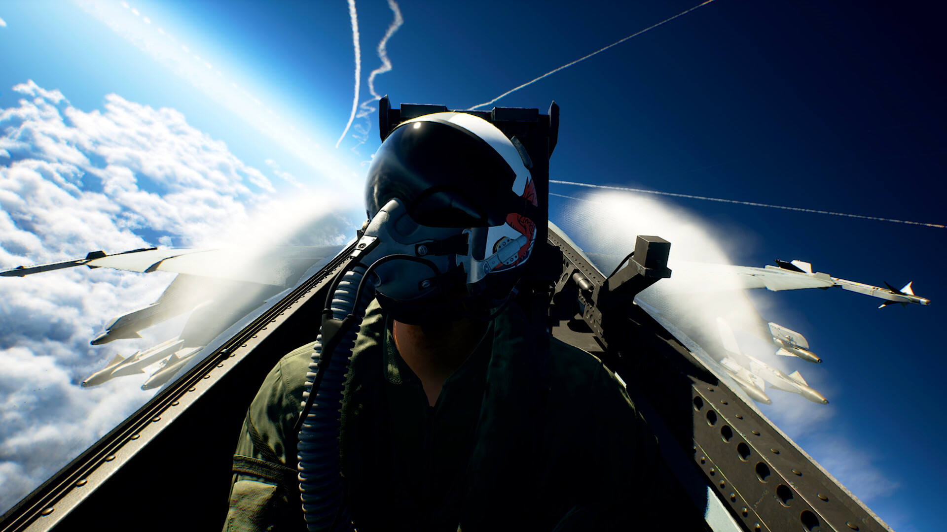 A promotional Ace Combat 8 screenshot.