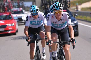 Chris Froome (Team Sky) during stage 5 at the Giro d'Italia