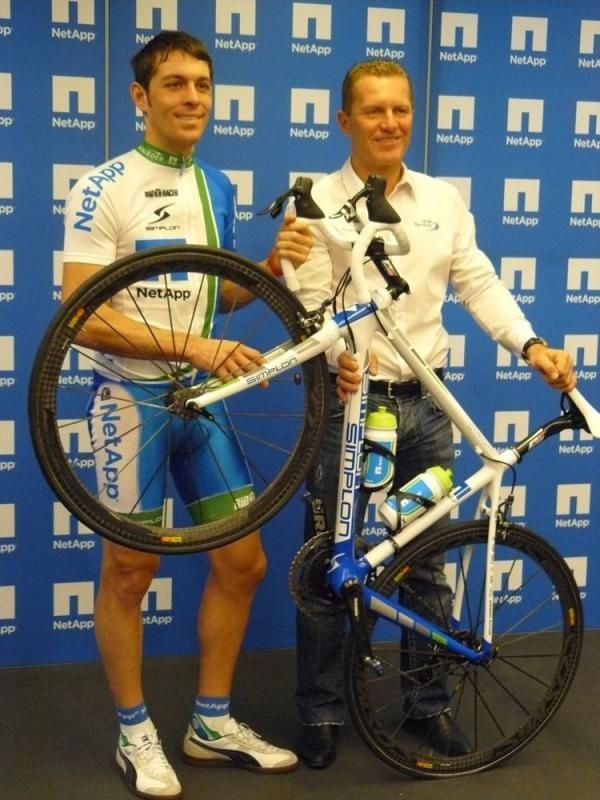 Steven Cozza, Jens Heppner and the 2011 NetApp bike