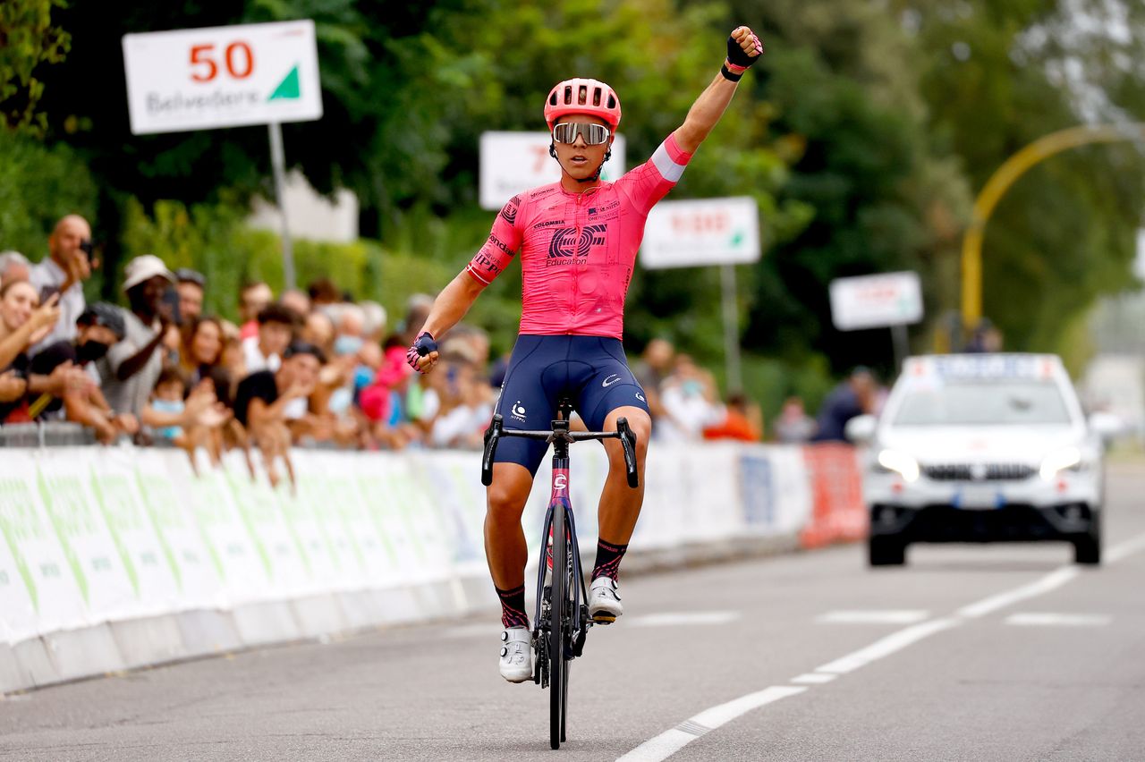 Giro della Toscana 2021 6th Edition Pontedera Pontedera 1915 km 15092021 Michael Valgren DEN EF Education Nippo photo Luca BettiniBettiniPhoto2021