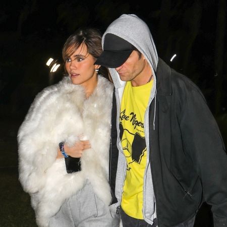 Suki Waterhouse fur jacket