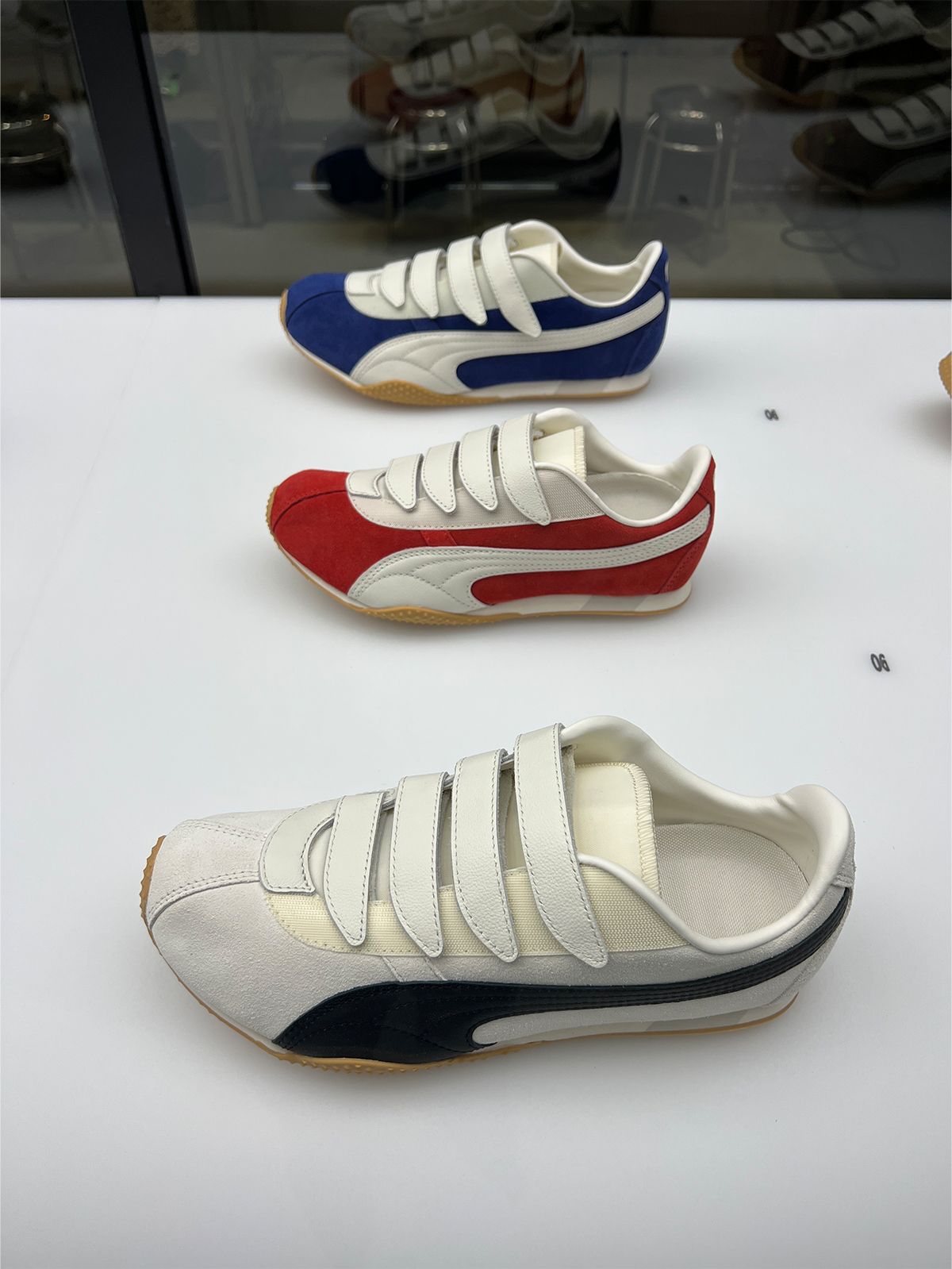PUMA's H Street sneakers, out this summer, on display at the H Street activation in Seoul, Korea.