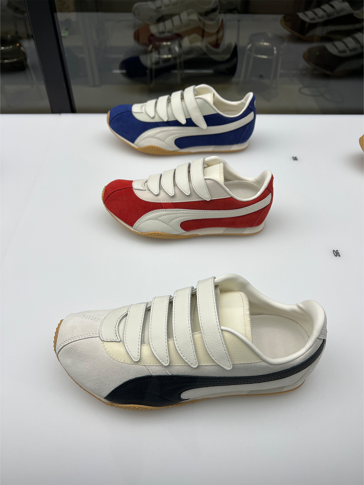 PUMA's H Street sneakers, out this summer, on display at the H Street activation in Seoul, Korea.
