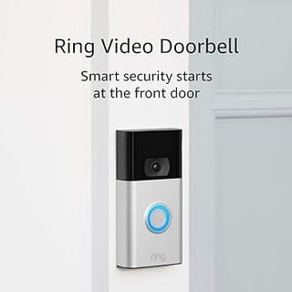 An amazon ring doorbell 