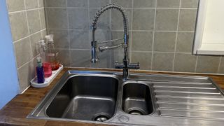Fohen Flex tap in a kitchen