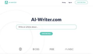 AI-Writer website