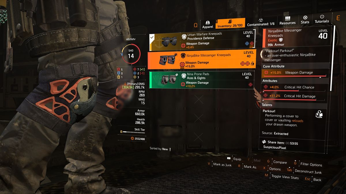 The Division 2 Exotics guide Complete list of all Exotics in The