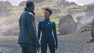 Sonequa Martin-Green as Burnham of the CBS All Access series STAR TREK: DISCOVERY.