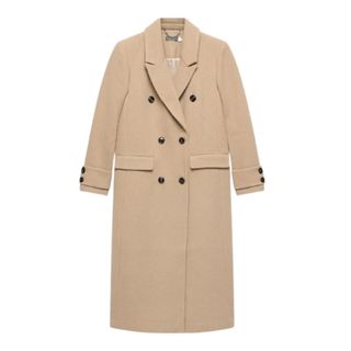 Mint Velvet Camel Wool Long Coat