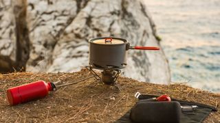 A camping stove