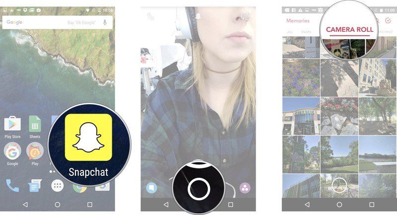 How To Access And Use Memories In Snapchat For Android | Android Central